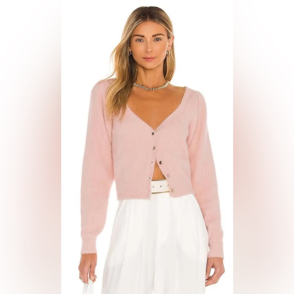 Majorelle Jack cardigan, baby pink, size S